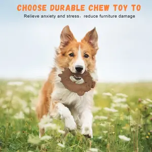 Dog Chew Toy Hedgehog Shape, Interactive Teeth Grinding Dog Toy, Suitable for Small Medium Large Dogs, Durable Pet Chewing Accessory, Chewable