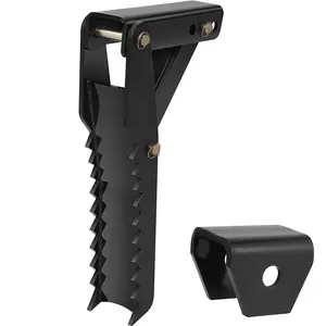 36 Inch Backhoe Excavator Thumb Attachments, Adjustable Weld-On Extreme Clamp for Backhoe Thumb Hoe, 1/2 Inch Teeth, Thick Steel Plate, 16mm Assembly, Bolt-On Design, Heavy-Duty Construction