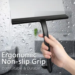1 Handheld Shower Squeegee, Multipurpose Home Cleaning Tool, Durable Silicone & Streak-Free Design, for Shower Doors, Bathrooms, Windows & Car Glass, Effortlessly Cleans Glass Multi-Function Cleaner Scraper, Versatile Cleaning Tool, House Cleaning Tools