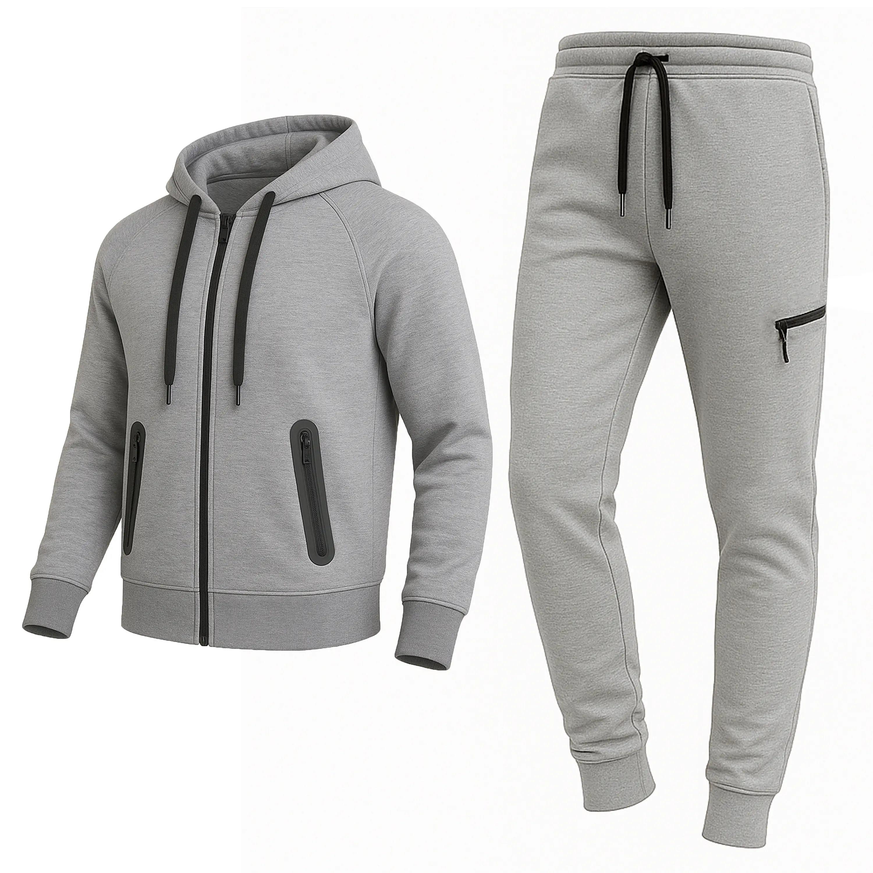 (Style - 1 Tech Fleece) Heather Grey