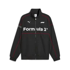 PUMA Mens Formula 1 75 Years Speed Driver Series 2.0 Motorsport Jacket Athletic Outerwear Casual - Black