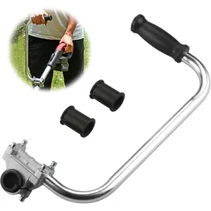 Weed Eater Handle Trimmer Handle, Weed Eater Handle Extension with Bracket Clamp,  Trimmer Grip, Weed Wacker Attachments Aluminum Lawn Trimmer Grip for Landscaping,Lawn Care