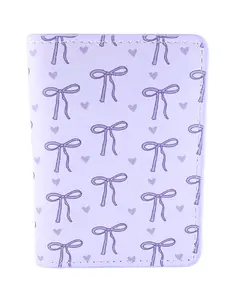 Cardholder Wallet: Bows in Lavender