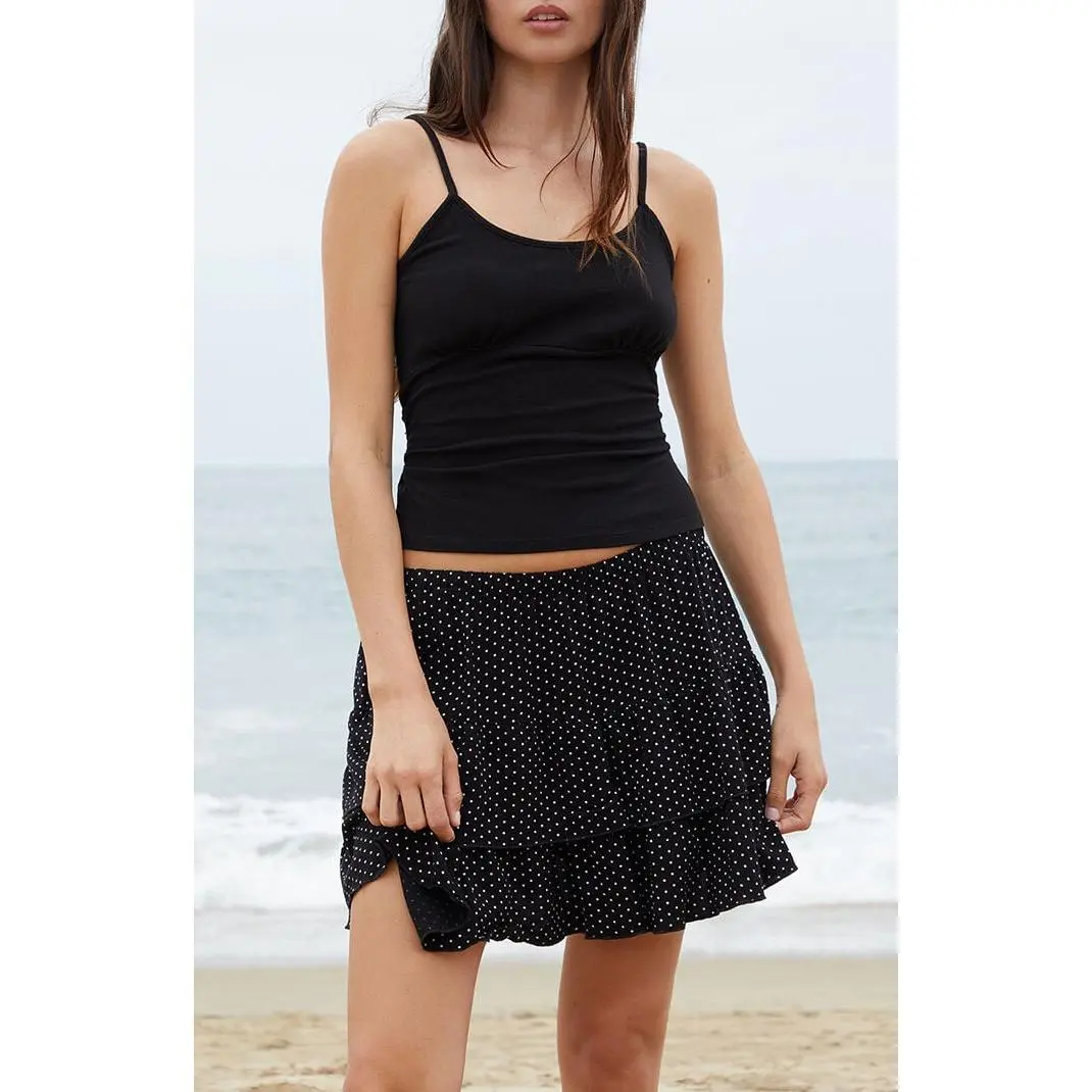 John Galt Women's Polka Dot Izzy Mini Skirt - Multicolor