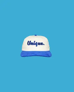 "Unique." Two Tone Corduroy Snapback