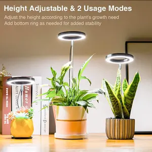 Indoor Plant Growth Light USB Powered LED FullSpectrum Plant Light Height Adjustable with DimmingBrightness Timer Grow Lights for Optimal Plant Health