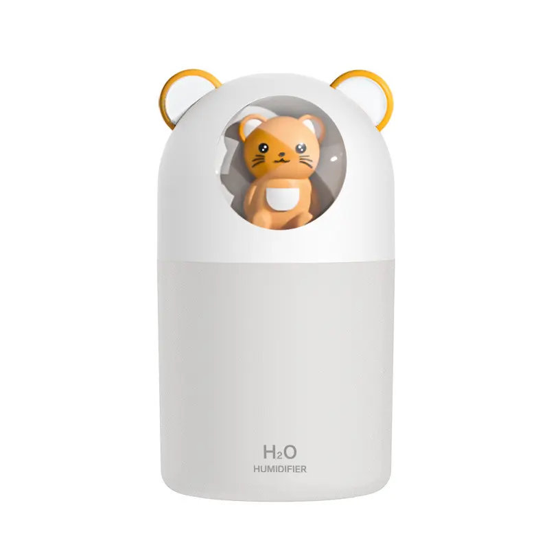 Cartoon-Style Small USB-Powered Scented Pet Humidifier - Quiet Air Purifier with USB Port, Automatic Shut-Off, Sleep Aid for Office, Families; Ideal for Daily Commutes, Business Trips, Drivers