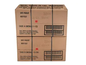 Wornick MRE Meals Ready to Eat, Emergency Food Supply, Survival Camping Outdoor 12 Pack Inspection 2024, 2025 or Better