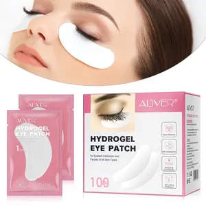 Aliver Eyelash Patch (single Pack), Hyaluronic Acid Eye Patches, Reduces Swelling & Dryness, Improves Eye Skin, Suitable for All Skins, 100 Pairs/pack