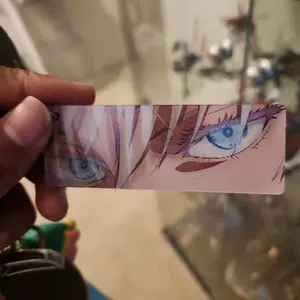 Gojo 3D lenticular eye peeker keychain