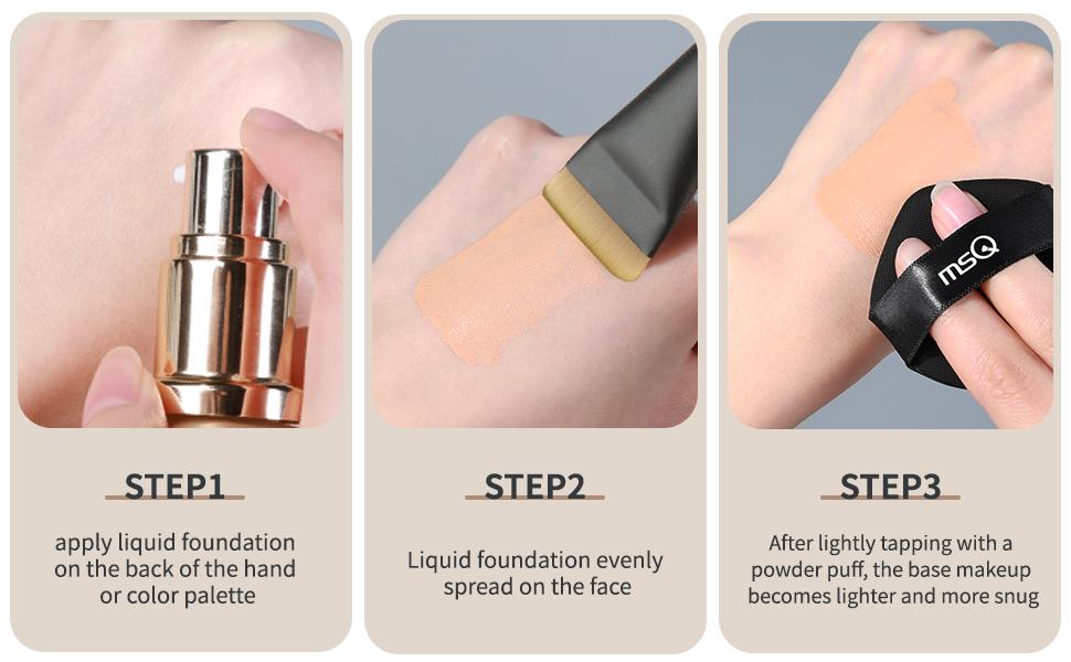MSQ Single Star Glory Makeup Brush - Precision Application for Flawless Makeup Application