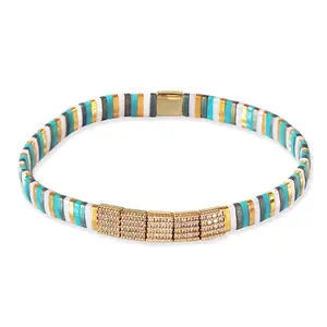 Gleam Pave Tila Bracelet