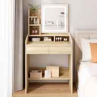 Square Mirror - Brown