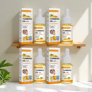 Turmeric Essence Oil Serums (10ML X 4), Helps Correct Spots Moisturize Hydrate, Moisturizing Hydrating, Liquid Form, Non-Flammable, Single Item, Notified Via Scpn/cpnp