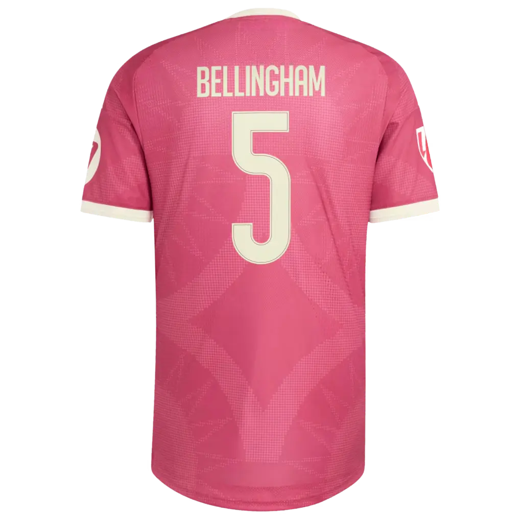 Unisex Collectible Sports Apparel Bellingham 5 Shirt 2026/27 Third On-Field Player Jersey -  Spain League