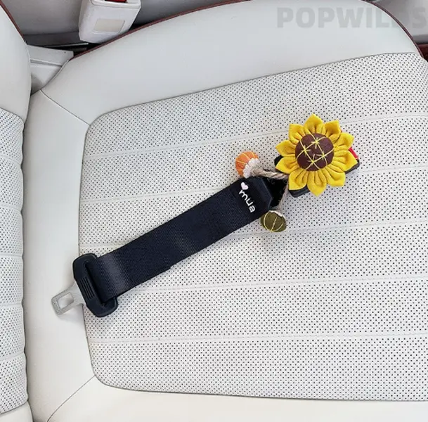 Pregnant Women Car Seat Belt Anti Strangulation Protector,Small Flower Pattern Belly Support Cushion,Extended Pregnancy Specific Seat Belt Fixator,Comfortable Safe Car Belly Support Pad, Relieve Pressure,Protect Belly for Pregnant Ladies Daily Driving Use
