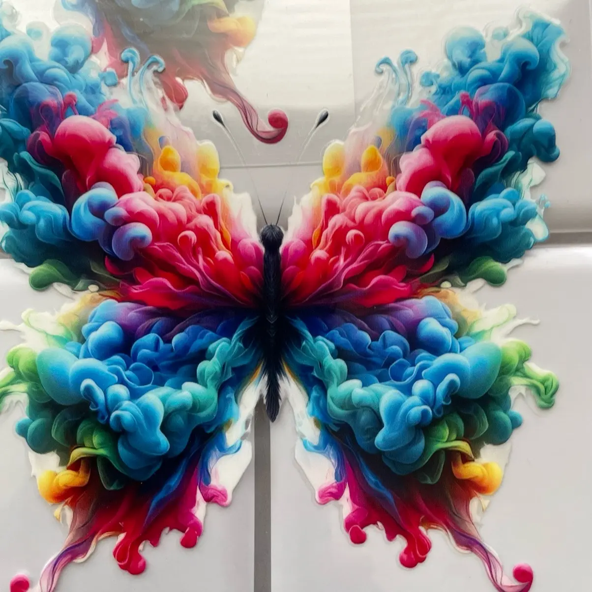 UvDtf Butterfly Decal High Quality blackboard UvDtf Butterfly Decal High Quality blackboard