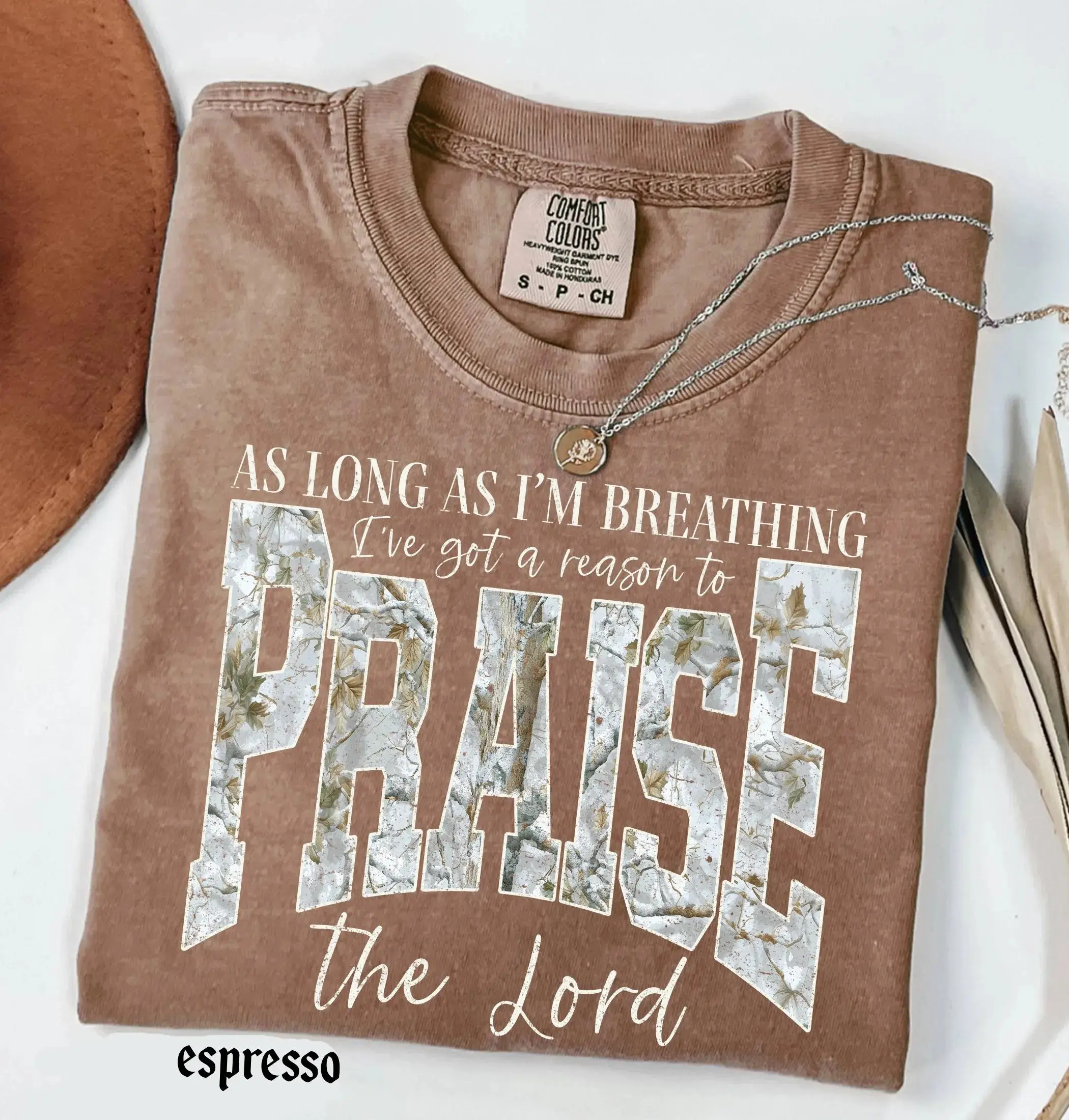 Comfort Colors Christian Shirt: As Long As I'm Breathing I've Got a Reason To Praise, Praise the Lord Shirt, Brandon Lake Elevation Worship
