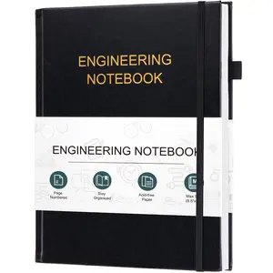 Engineering Notebook for Project Organization - Engineering Graph Paper Notebook Lab Notebook Composition Notebook Stay Organized and Productive - (8.5" x 11")