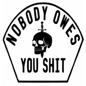 Arched Skull Car Decal