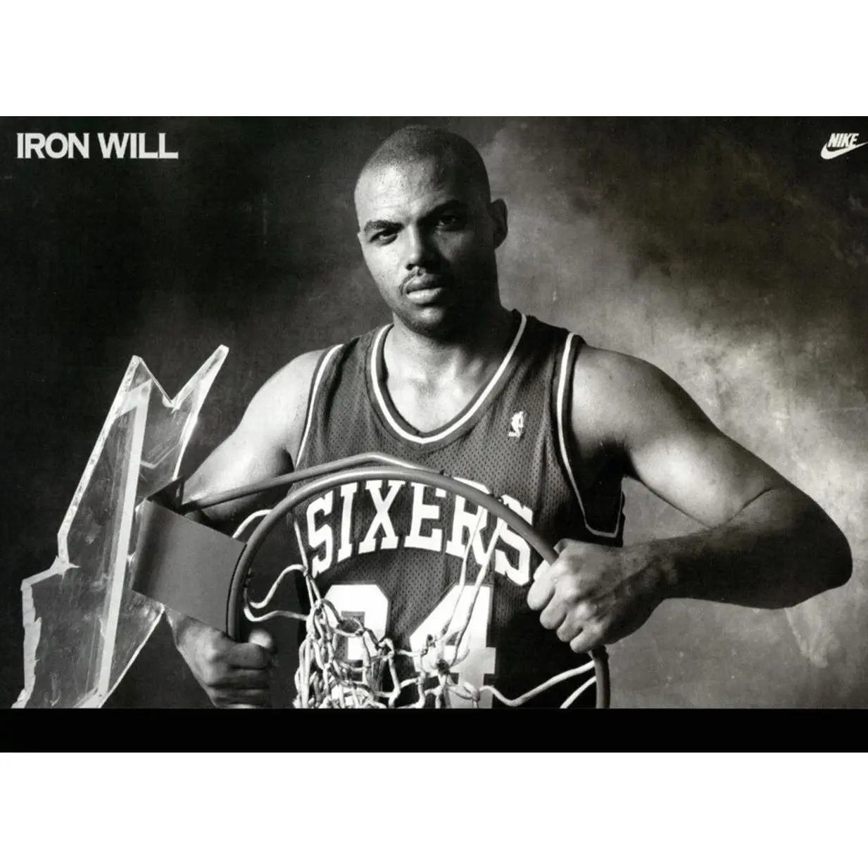 1982-92 Nike 5x7 Poster Cards #290824 Iron Will (1989) Charles Barkley