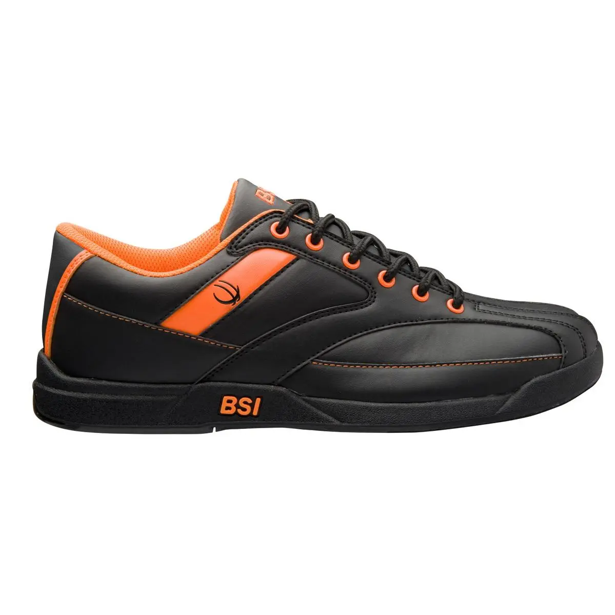 BSI #582 Mens Black/Orange Bowling Shoes