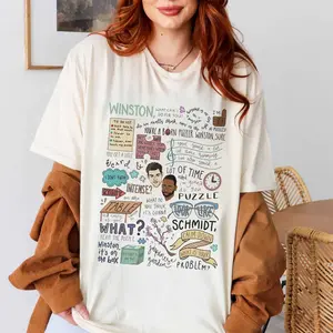 Winston and Schmidt Puzzles Quote Shirt, Gift for New Girl Fans, Retro TV Show Merch, Comfortable Unisex Shirt, Christmas Gift for Her or Him Cotton