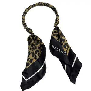 Pre-owned Balenciaga Silk Small Leather Goods Neck Scarf