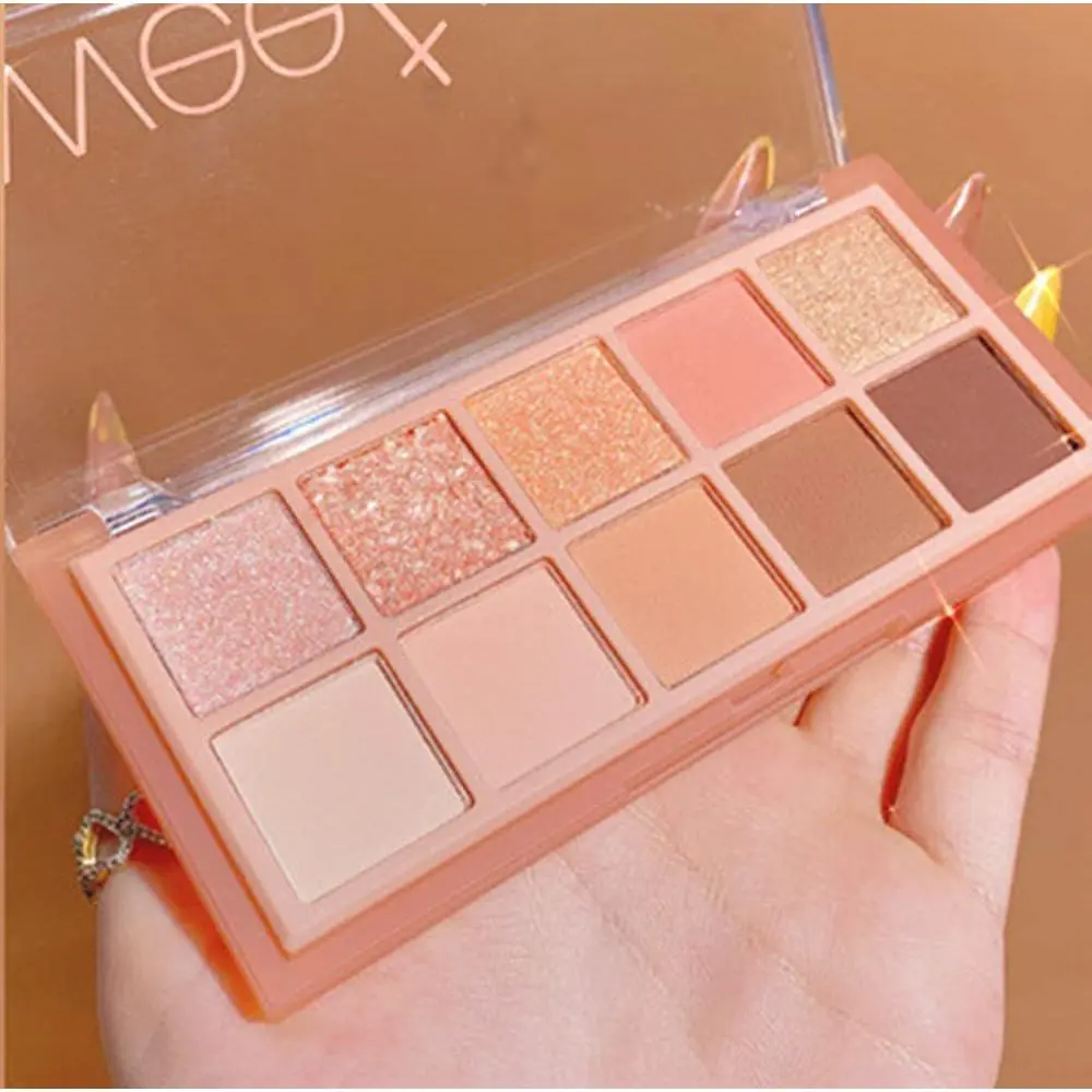 10 Colors Eyeshadow Palette,Matte&Glitter Eyeshadow Makeup,Long Lasting Blendable Shades,Naturing-Looking,High Pigment Waterproof Cool Eye Eyeshadow Palette,14 Midsummer Dream