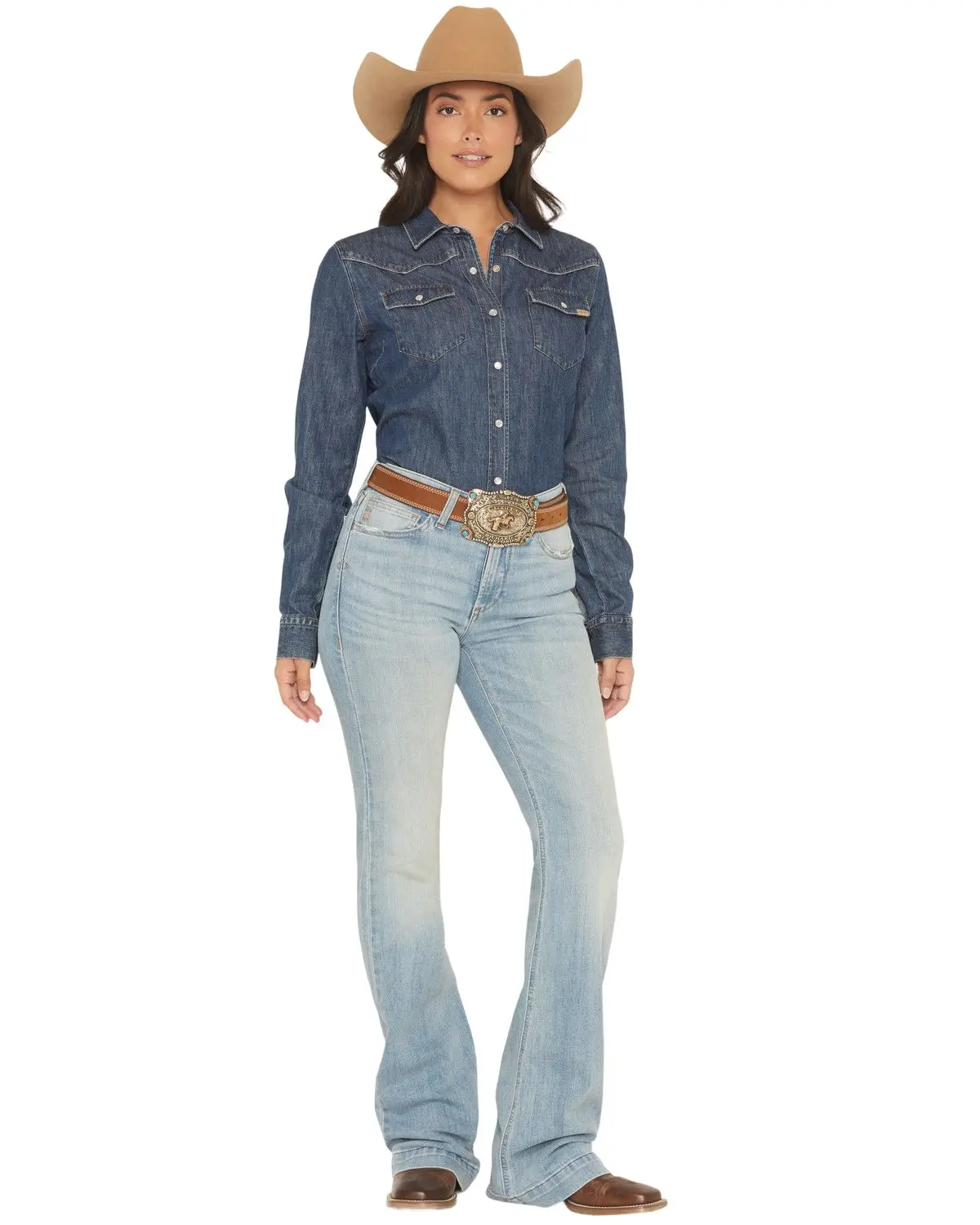 Ariat Women's Women'S Marnie Light Wash Slim Trouser Stretch Denim Jeans - 10072964 Ariat Women's Women'S Marnie Light Wash Slim Trouser Stretch Denim Jeans - 10072964