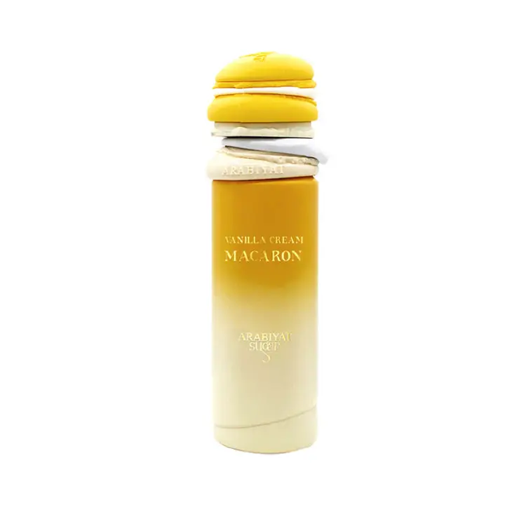 Arabiyat Sugar Eau de Parfum, Sweet Bakery Gourmand Fragrance with Vanilla, Almond, and Macaron Notes, Unisex, 3.4 oz, Single Item, Vitamin C, Hyaluronic Acid, Ceramides