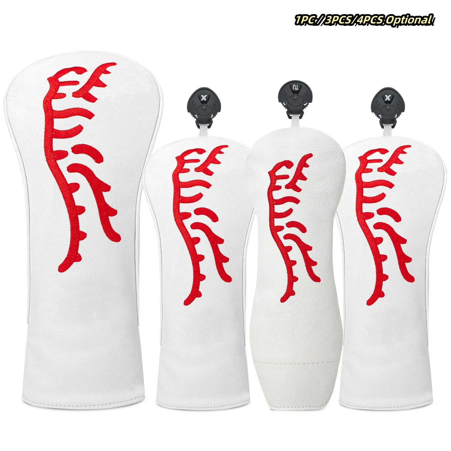 Durable Waterproof Golf Club Head Cover, Golf Accessory, Golf Gear, Mixed Abstract Tiger Design, Best Protection for Your Golf Club