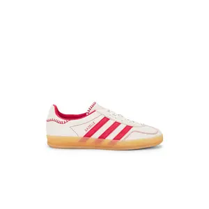 adidas Originals Gazelle Indoor Sneakers in Better Scarlet & Cream White
