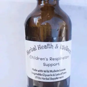 Herbal Health & Wellness Mullein Tincture for Respiratory Health - Healthcare