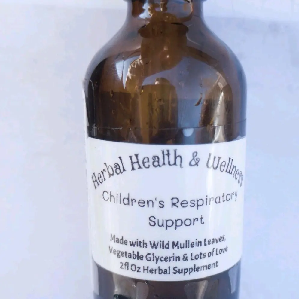 Herbal Health & Wellness Mullein Tincture for Respiratory Health - Healthcare