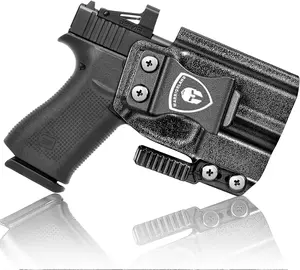 WARRIORLAND Kydex Holster with Mini Claw&Optic Cut,Fits Glock G43 / G43X / G43X MOS., IWB Conceal Carry,Right hand