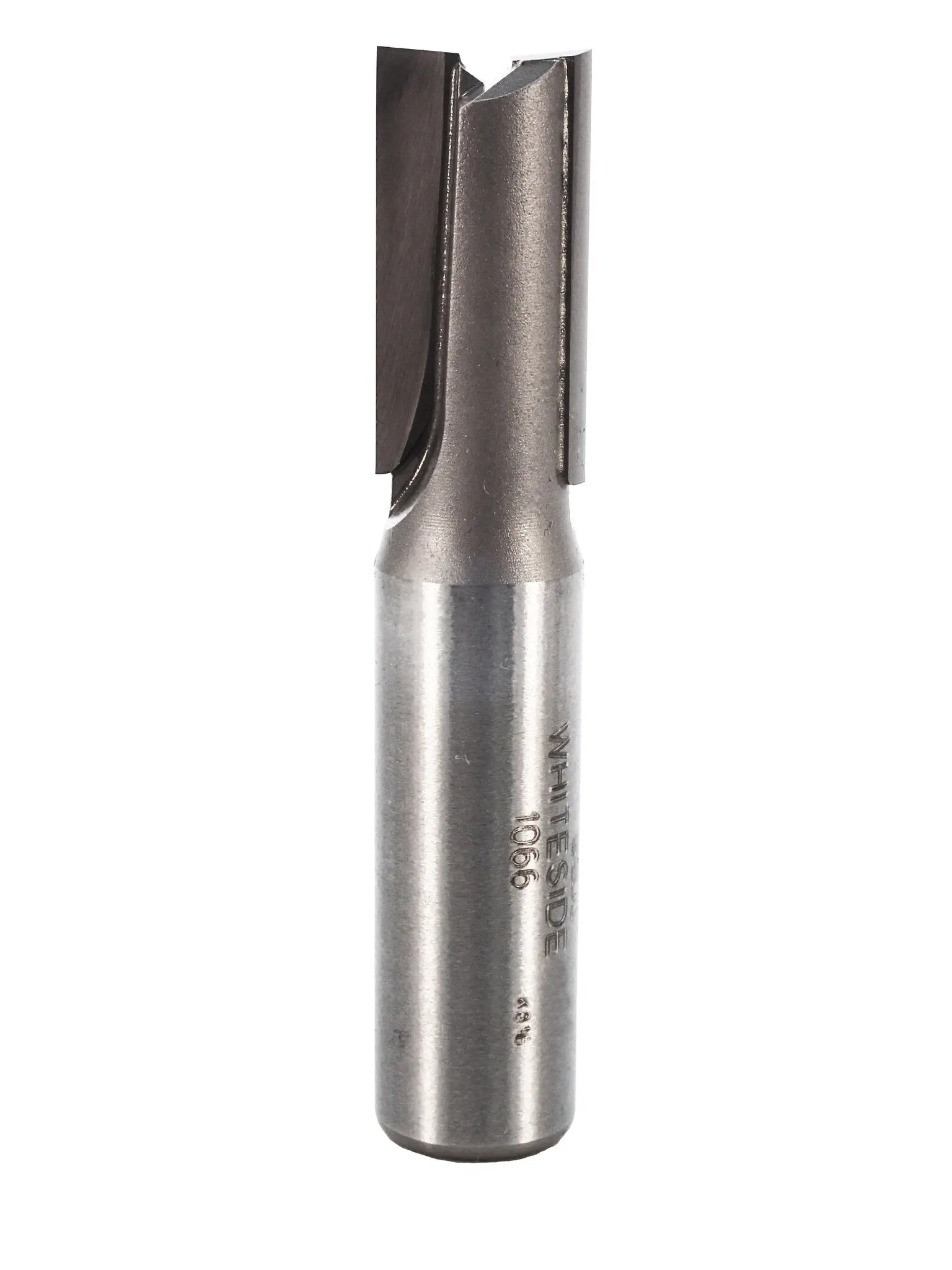 Whiteside 1066 Carbide-Tipped Straight Router Bit - 1/2CD, 2FL, 1/2 Inch Shank, 1 Inch Cutting Length - Compatible with CNC Machines, Composite Woods, Designed For Hand-Held Routers, Double Flute Carbide-Tipped Bits