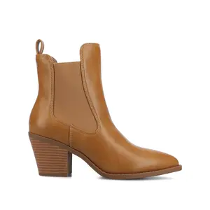 ROSEMARY WESTERN CHELSEA BOOTIES - Tan
