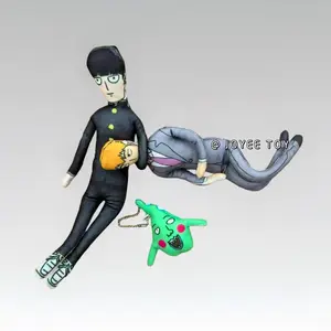 Mob Psycho 100 Abstract Toy Distortion Decompression Mob Figure Doll Arataka DIY Built in Skeleton Concave Design Dimple Toys