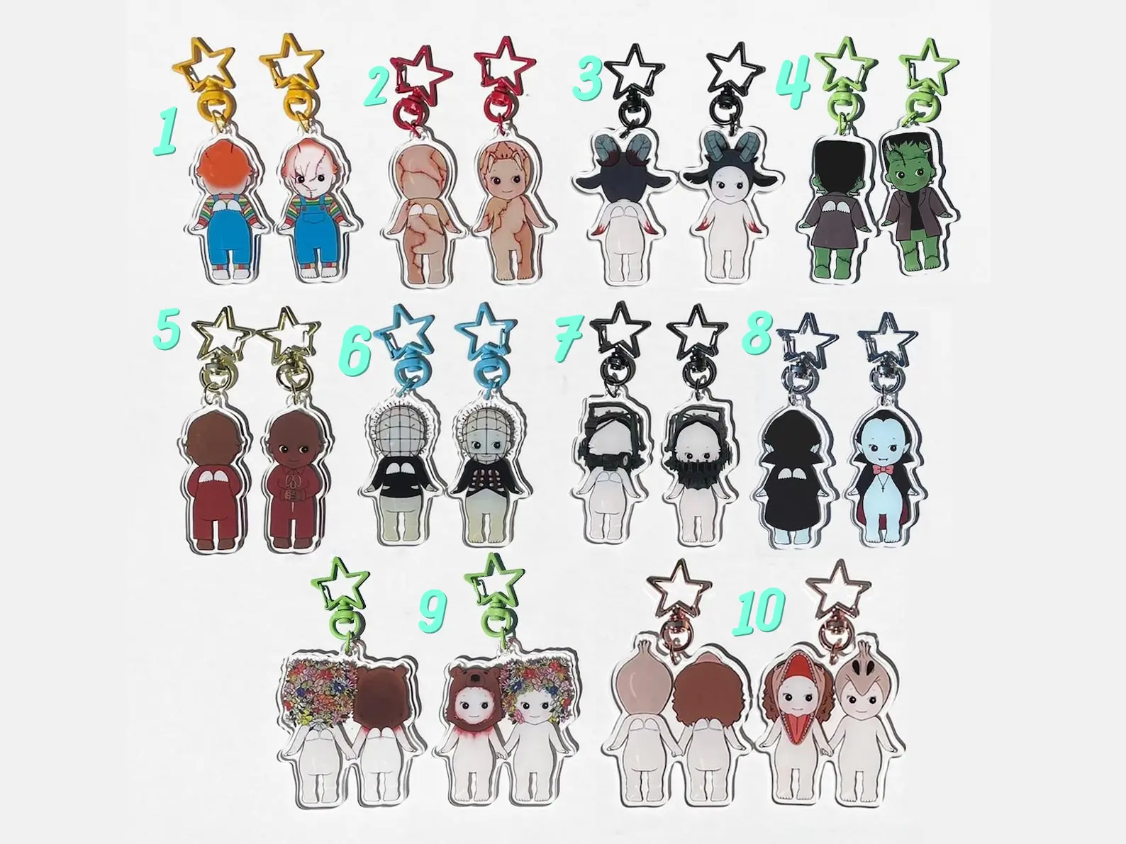 Horror Keychains