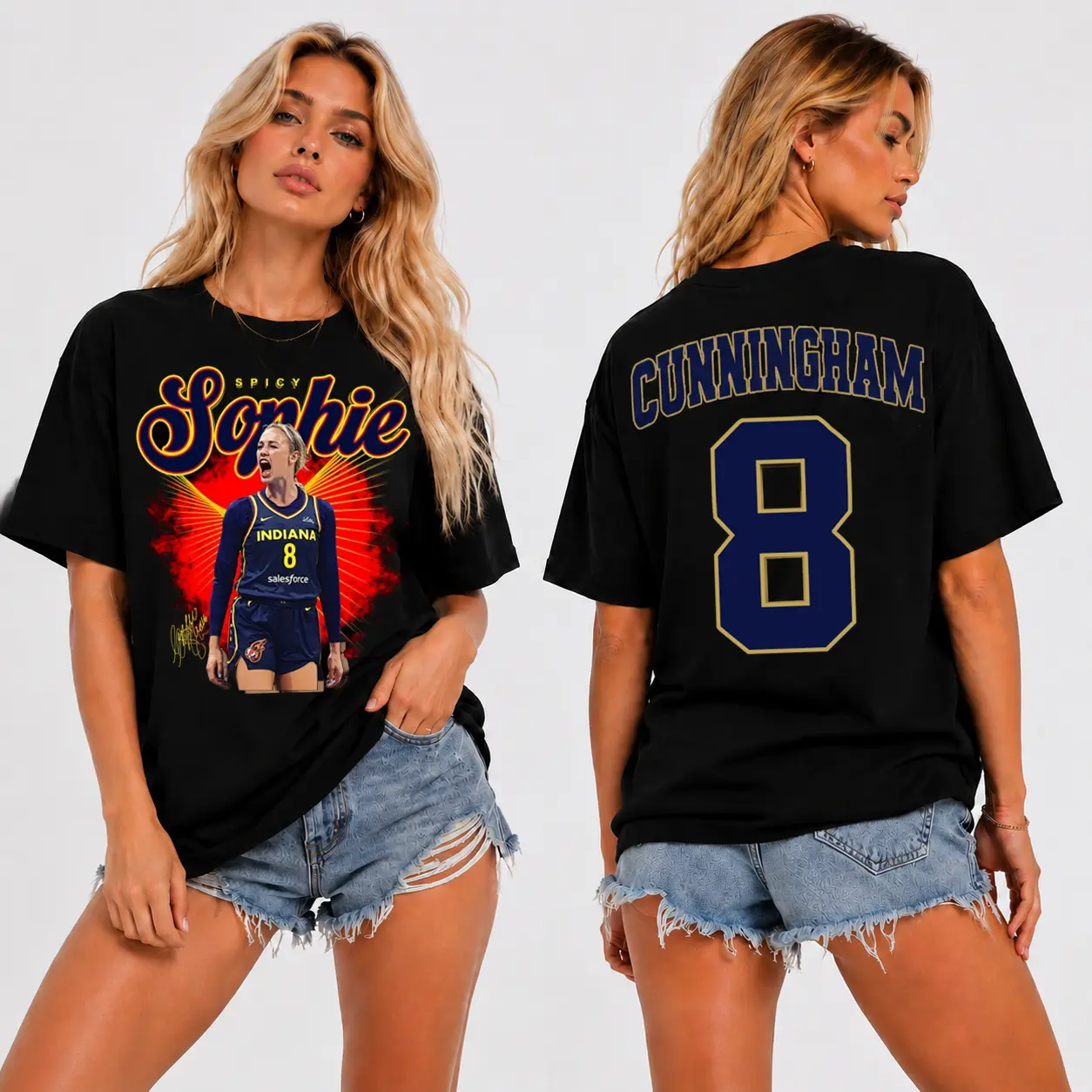 Graphic Sophie 8 2 Side Basketball Shirt, sophie cunningham shirt,Sweatshirt, Hoodie, Game Day Basketball Tee, Gift for Fans，Unisex Cotton Short Sleeve Shirt, Casual Summer Camiseta, Game Day Outfit, victory shirt,Basketball Fan Gift, Sizes S-3XL