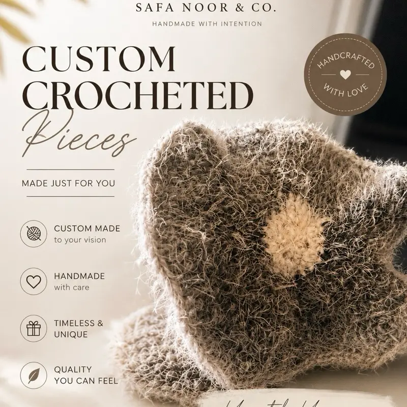 Custom Crochet By Safa Noor & Co. | Made To Order.