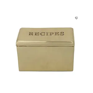 Etched "Recipes" Box
