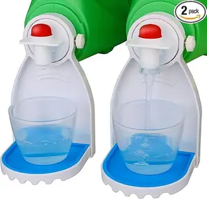 2 Pack Laundry Detergent Cup Holder Fabric Softener Drip Cup Holders Drip Catcher Tray with Fixing Screw Detergent Drip Catcher and Drip Tray Removable Silicone Pad