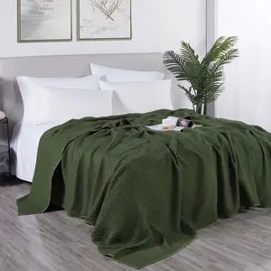 DOZ Bamboo Waffle Blanket