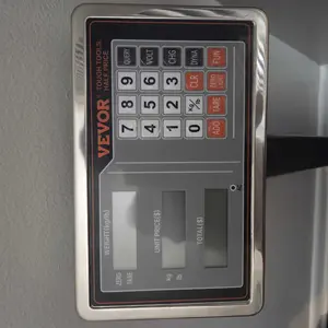 VEVOR Computing Digital Platform Scale, TikTokShopBlackFriday, 660 lbs Load, 0.1 lbs Accuracy Computing Floor Scale with LB/KG, Tare, Price Calculator, Stainless Steel High-Definition Display for Boxes, Luggages, FCC Listed