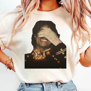 Michael Jackson Vintage Graphic Tee, King of Pop Music Shirt, Retro 90s Icon T-Shirt, MJ Fan Gift, Unisex Concert Style Shirt