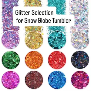 Glitter Selection for Snow Globe Tumbler. To add to snow globe selection only.