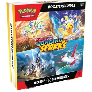 Pokémon Trading Card Game: Surging Sparks Booster Bundle - Includes 6 Booster Packs for Scarlet & Violet Series