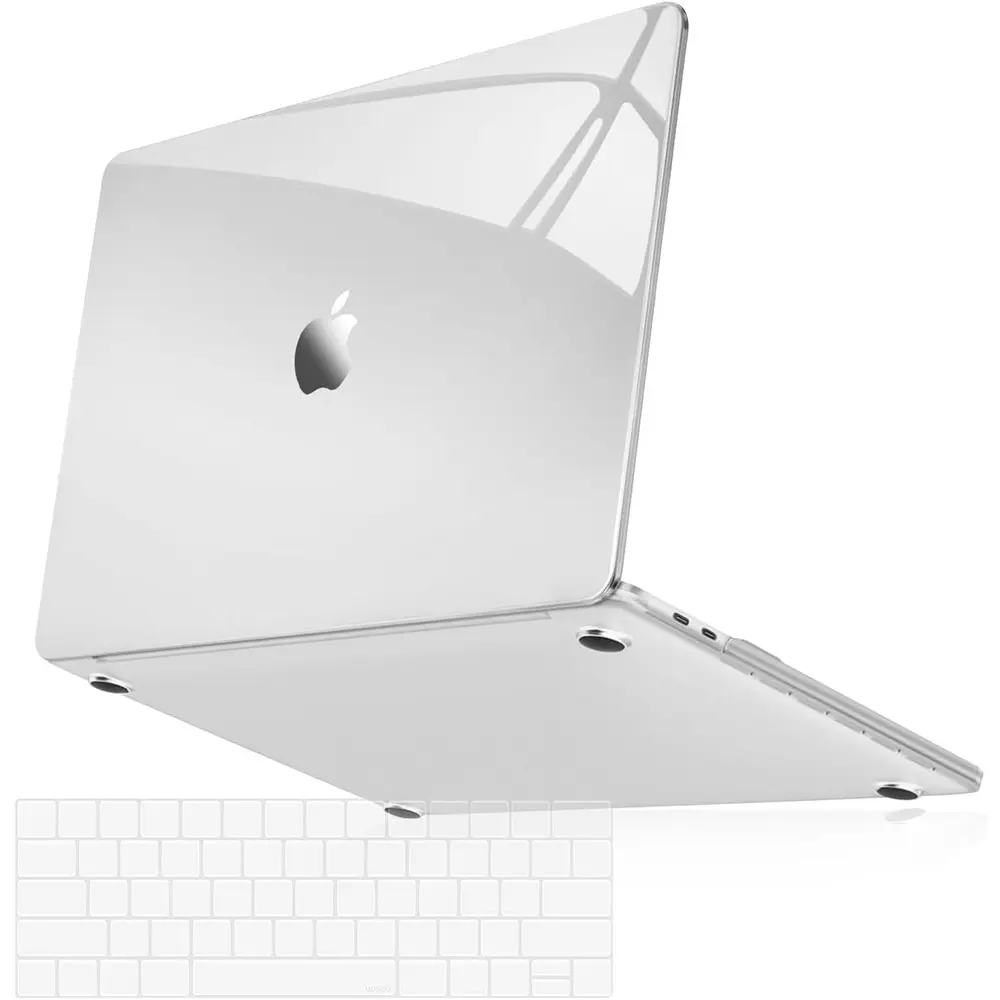 MOSISO Snap-On Glossy Solid Flexible Water-Resistant Plastic Hard Shell Case & Keyboard Cover for MacBook Pro 13 in (M2 2025-2016, A2338, M1, A2251, A2289, A2159, A1989, A1708, A1706)